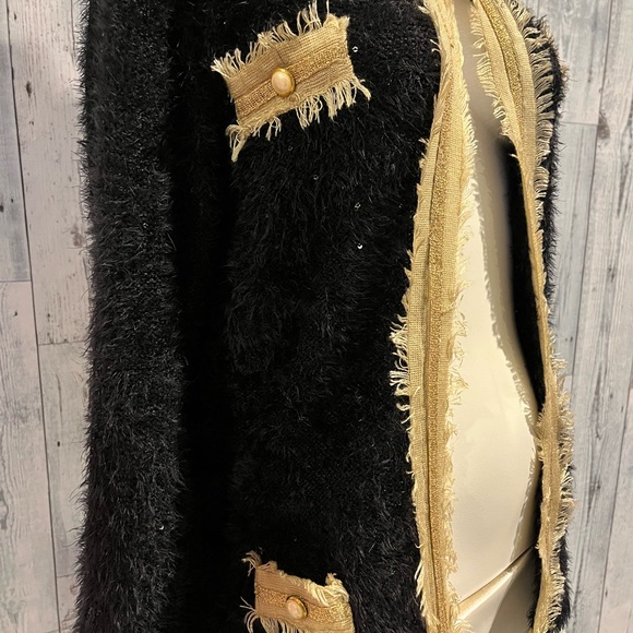 NWT Dolce Cabo sparkling lady sweater/ Jacket - Picture 3 of 9